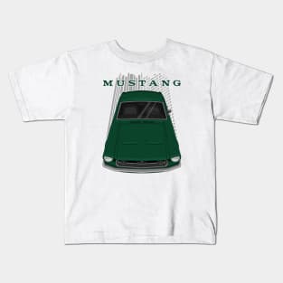 Ford Mustang Fastback 1968 - Dark Green Kids T-Shirt